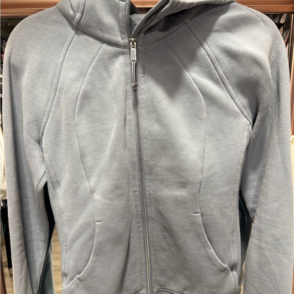 lululemon athletica Gray Zip-Up Hoodie